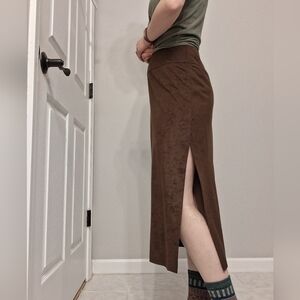Brown Maxi Skirt